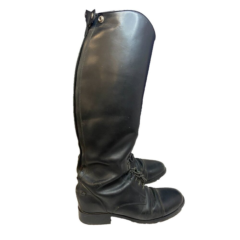Ariat Women 7.5 Heritage Contour Field Zip Tall Riding Boot Leather Equestrian